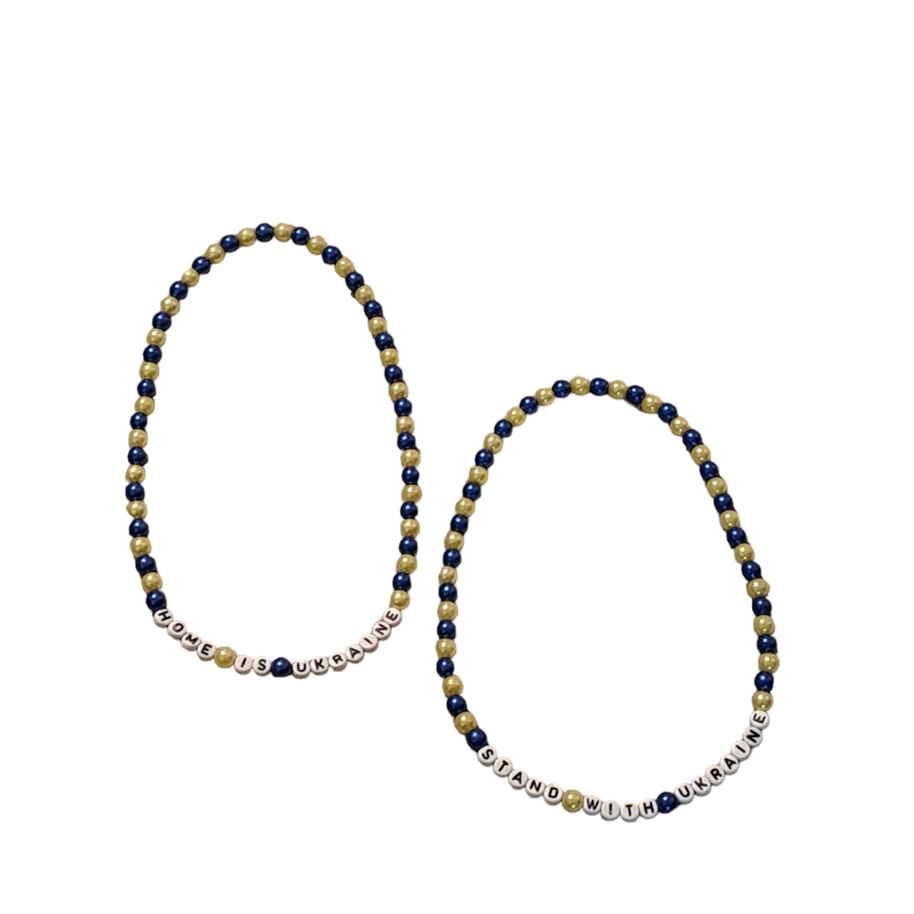 Necklaces in honor of supporting Ukraine 🫂